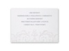 Glamorous Sparkle - Reception Card
