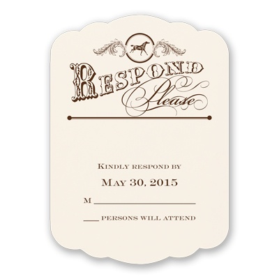 Western Wonder - Response Card and Envelope