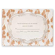 Autumn Vintage - Response Card and Envelope