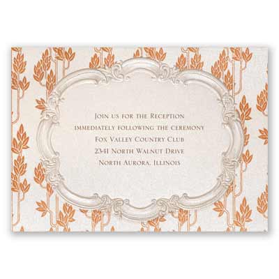 Autumn Vintage - Reception Card