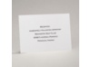 White Shimmer - Reception Card