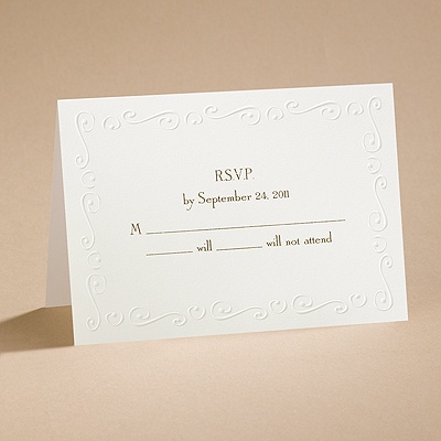 Autumn Splendor - Respond Card And Envelope