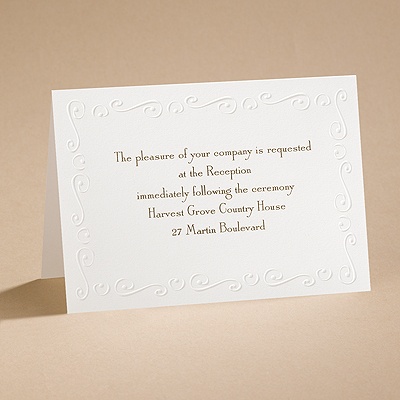 Autumn Splendor - Reception Card