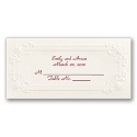 Ecru Victorian Place Cards