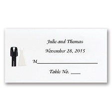 Formal Wear Place Cards