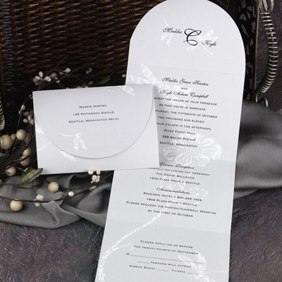 Delicate Wings - Seal and Send Invitation