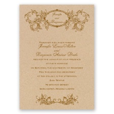 Simply Antique - Invitation