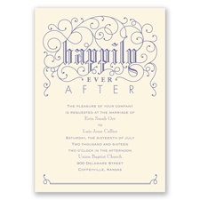 Filigree Whimsy - Ecru - Invitation