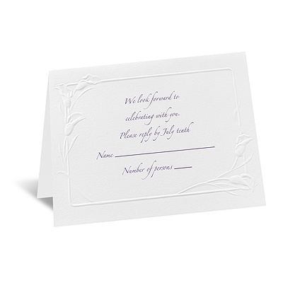 White Heirloom - Respond Card and Envelope