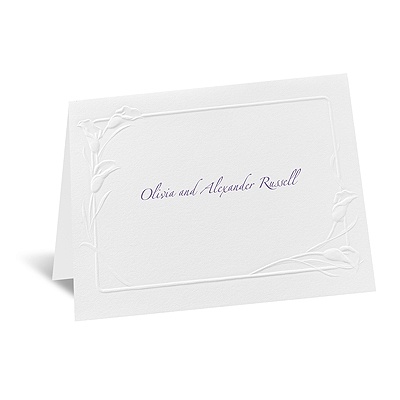 White Heirloom - Note Card and Envelope
