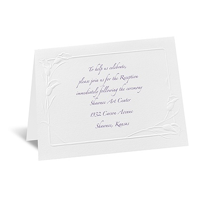 White Heirloom - Reception Card