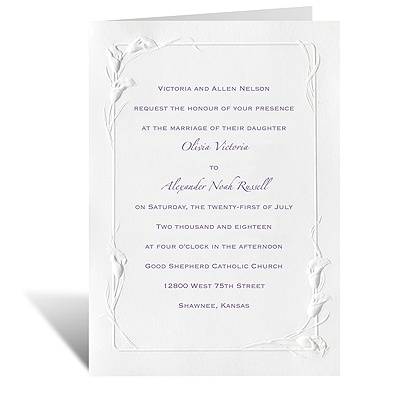 White Heirloom - Invitation