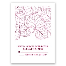 Leaf Silhouettes- Response Card