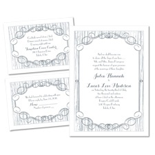 Classy Country - 3 for 1 Invitation