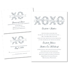 XOXO - 3 for 1 Invitation