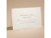 Ecru Deckle Edge - Respond Card and Envelope