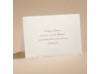 Ecru Deckle Edge - Reception Card