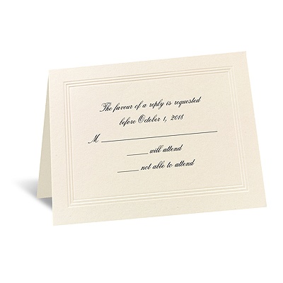 Prelude - Respond Card and Envelope