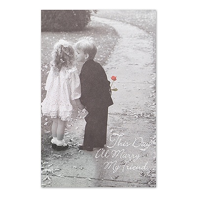 Wedding Stationery Programs Sweethearts Program
