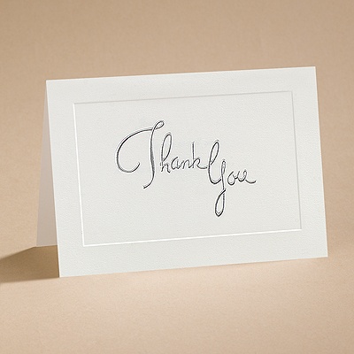 Silver Foil White Notes
