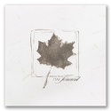 Square Leaf Blank Wedding Programs