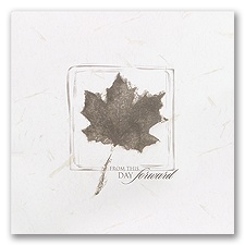 Square Leaf Blank Wedding Programs