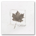 Square Leaf Wedding Program
