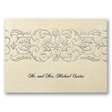 Flowing Artistry Note Card and Envelope - Rapunzel