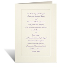 Tradition Triumphs - Large Invitation
