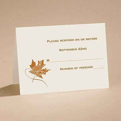 Fashionable Fall - Respond Card and Envelope