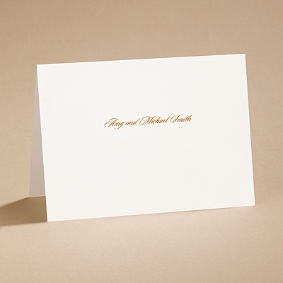 Ecru Love and Marriage - Note Card and Envelope