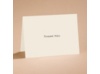 Ecru - Thank You Card and Envelope