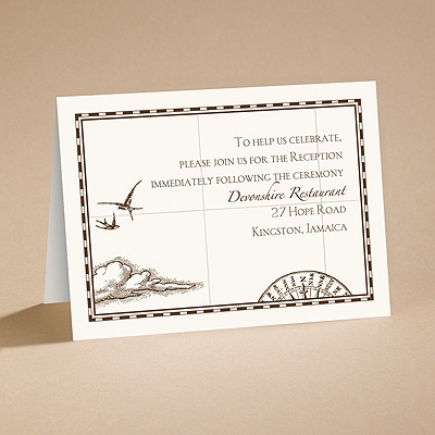 Treasure Map - Reception Card