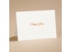 Ecru Love and Marriage - Thank You Card with Verse and Envelope