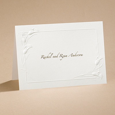 Ecru Heirloom - Note Card And Envelope