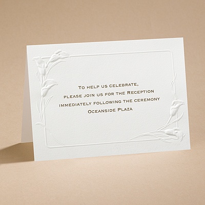Ecru Heirloom - Reception Card