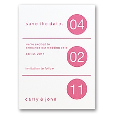 Dot Design - Save the Date Card