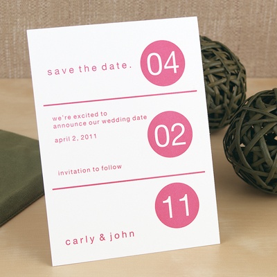 Dot Design - Save the Date Card