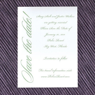 Save the Date Card