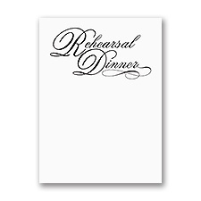 Rehearsal Dinner Invitations