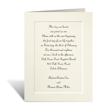 Tradition Triumphs - Small Invitation