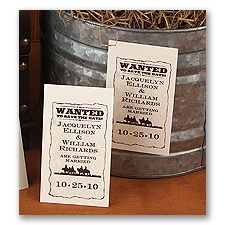 Wanted! - Save the Date Magnet