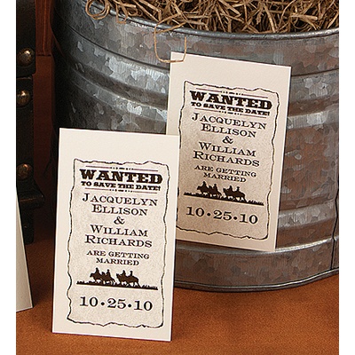 Wanted! - Save the Date Magnet
