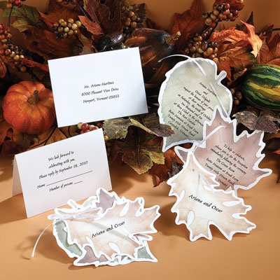Gathering Leaves - Invitation