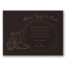 Tying the Knot - Save the Date Card