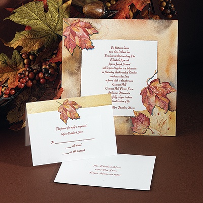 Autumn's Palette - Invitation