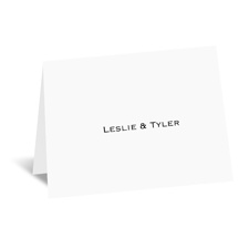 Bright White - Thank You Card and Envelope
