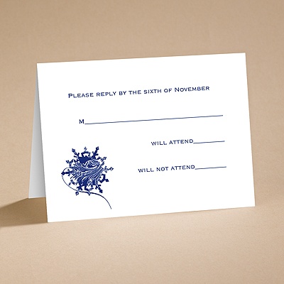 Snow Flurry - Response Card and Envelope
