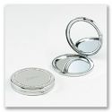 Round Rhinestone Compact