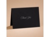 Modern Black - Thank You Card and Envelope